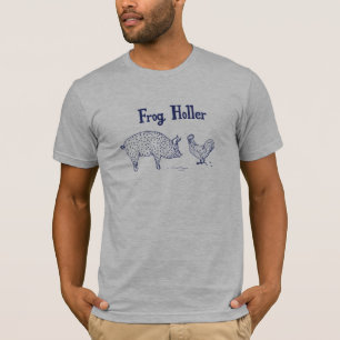 Camiseta T do Holler do sapo dos homens