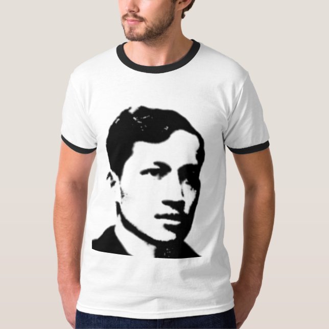 Camiseta T do homem de Jose Rizal (Frente)