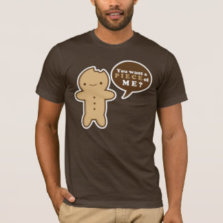 Camiseta T do homem de pão-de-espécie