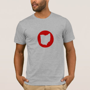 Camiseta T do ícone de Ohio