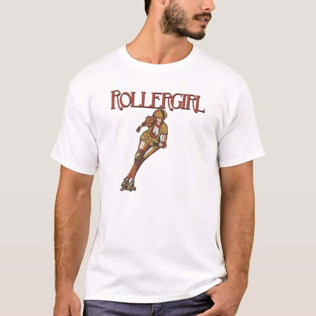 Camiseta T do jammer de Rollergirl (Frente)