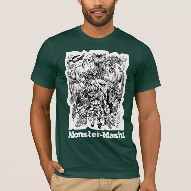 Camiseta T do jardim zoológico de Cryptid da (Frente)