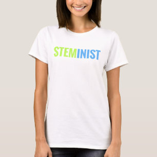 Camiseta T do jérsei de STEMinist (mais o tamanho)