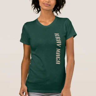 Camiseta T do Krav Maga das mulheres