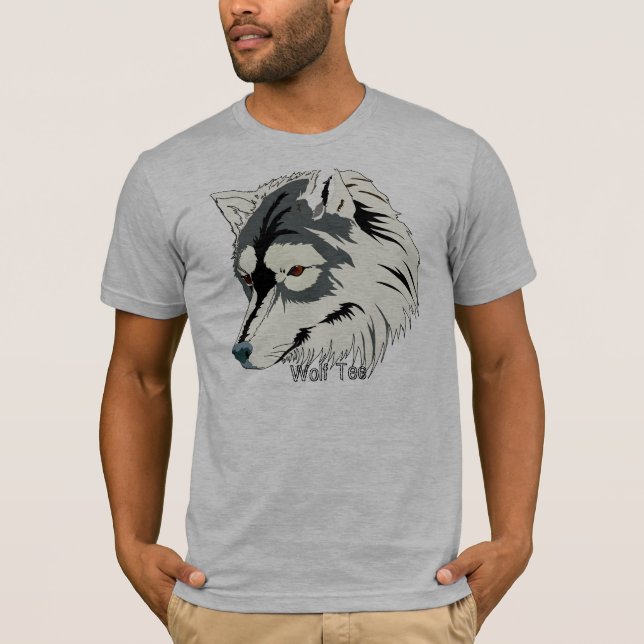 Camiseta T do lobo (Frente)