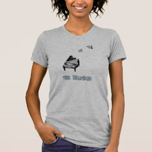 Camiseta T do logotipo das mulheres