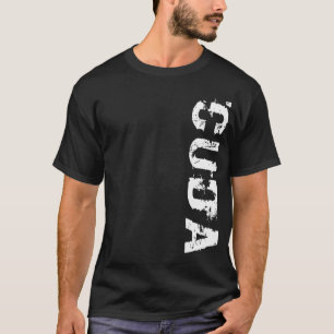Camiseta T do logotipo de Cuda Vert