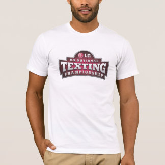 Camiseta T do logotipo de Texter