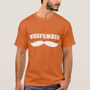 Camiseta T do logotipo de Woofember (alaranjado)