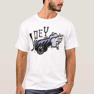Camiseta T do logotipo do canhão do canhão de Joey