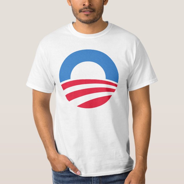 Camiseta T do logotipo do presidente Barack Obama (Frente)