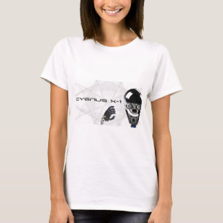 Camiseta T do logotipo do robô do Cygnus X-1 & bocado