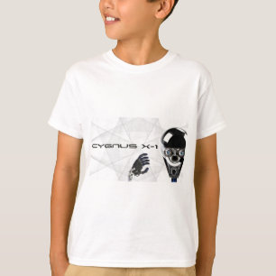 Camiseta T do logotipo do robô do Cygnus X-1 & bocado