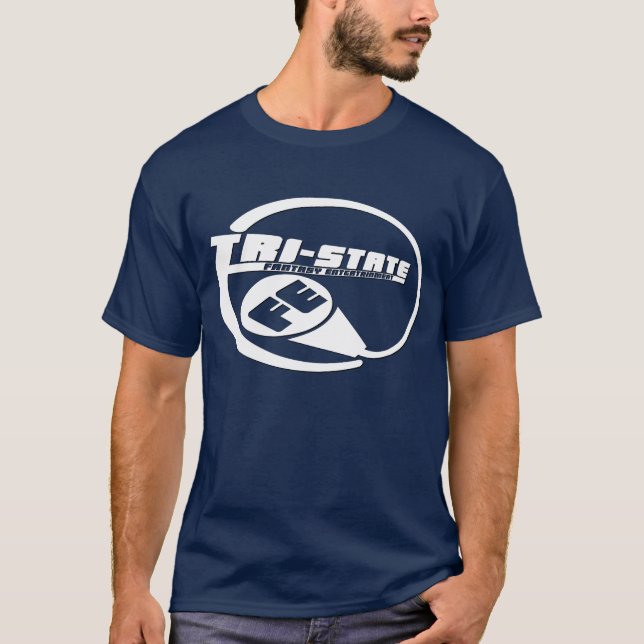 Camiseta T do logotipo do Tri State (Frente)