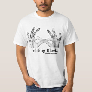 Camiseta T do logotipo dos blocos de apartamentos