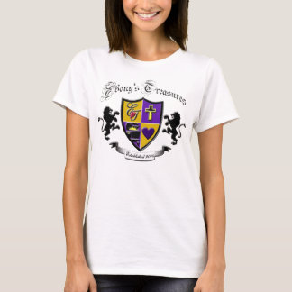 Camiseta T do logotipo dos tesouros do ébano