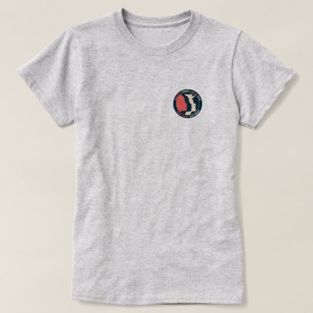 Camiseta T do março Kern das mulheres (Frente do Design)