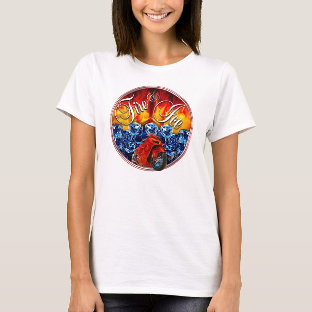 Camiseta T do membro do fogo & do gelo (Frente)