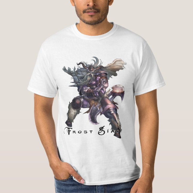Camiseta T do monstro - gigante de Frost (Frente)