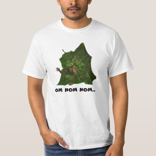 Camiseta T do monstro - "OM cubo gelatinoso de Nom Nom" (Frente)