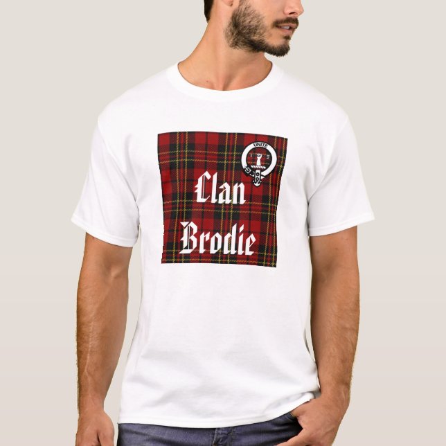 Camiseta T do orgulho de Brodie do clã (Frente)