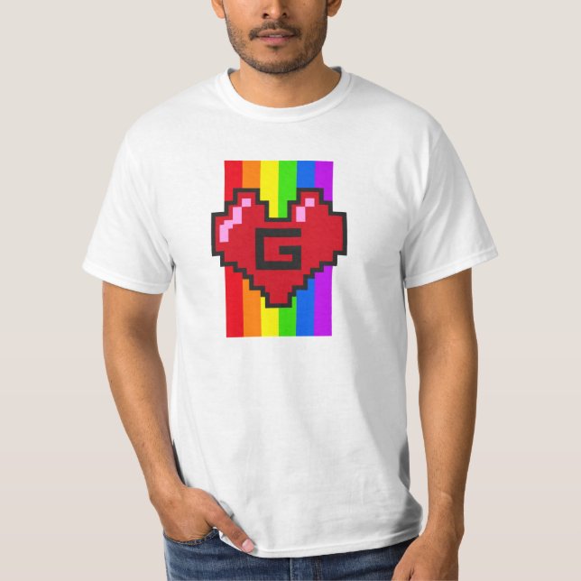 Camiseta T do orgulho de r/Gaymers (Frente)