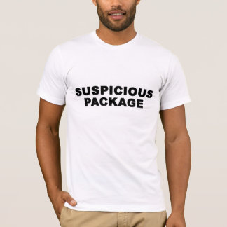 Camiseta T do pacote de Suspcious