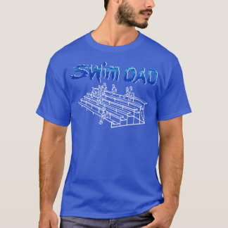 Camiseta T do pai da natação da vida da natação