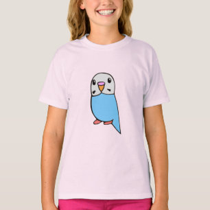 Camiseta T do Parakeet dos azul-céu