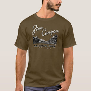 Camiseta T do parque nacional da garganta de Zion