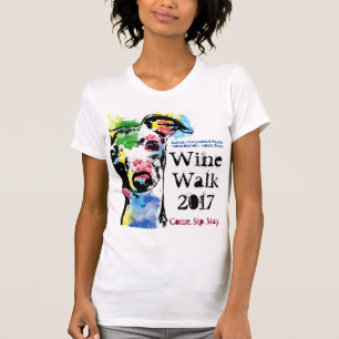 Camiseta T do pescoço da colher das mulheres do salvamento