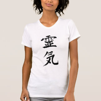 Camiseta T do pescoço da colher de Reiki