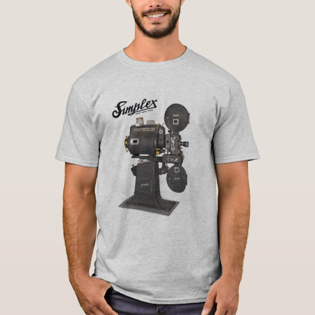 Camiseta T do projetor ''Simplex'' de 35 mm (Frente)