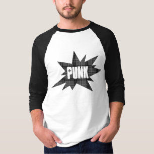 Camiseta T do punk