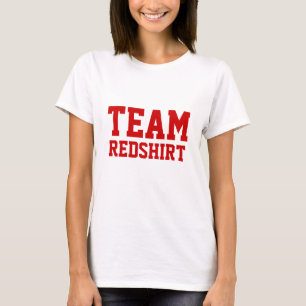 CAMISETA T DO REDSHIRT DA EQUIPE
