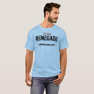 Camiseta T do renegado da equipe