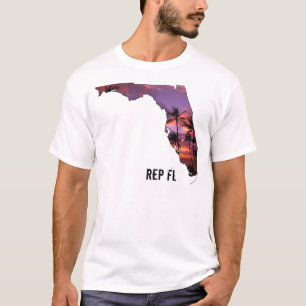 Camiseta T do representante FL