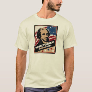 Camiseta T do revolucionário de Thomas Paine