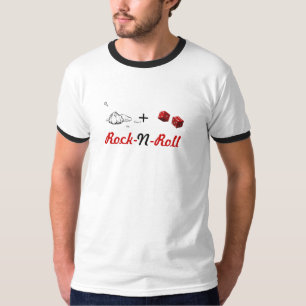 Camiseta T do rolo da rocha n
