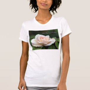 Camiseta T do rosa de chá de Marie Van Houtte