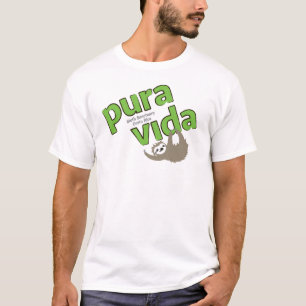 Camiseta T do santuário da preguiça de Vida