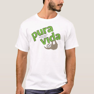 Camiseta T do santuário da preguiça de Vida