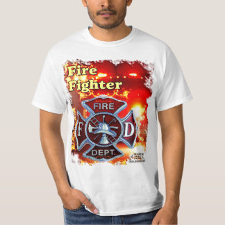 Camiseta T do sapador-bombeiro
