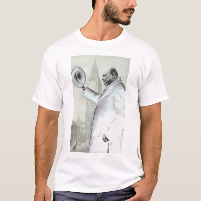 Camiseta T do senhor Winston Churchill (Frente)
