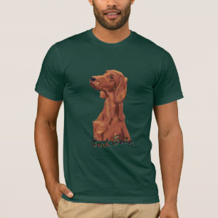 Camiseta T do setter irlandês