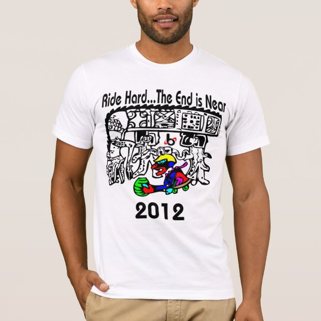 Camiseta T do skate do tambor X (Frente)
