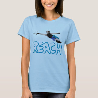 Camiseta T do slalom de Waterski