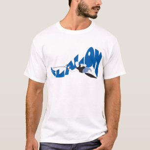 Camiseta T do slalom de Waterski