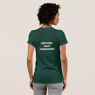 Camiseta T do slogan do V-pescoço da fazenda de Dixieland