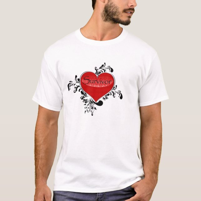 Camiseta T do sobrevivente das mulheres (Frente)